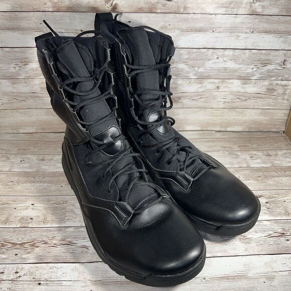 Size 15 Nike SFB Special Field 2 8" Tactical Black Military Men Boots AO7507-001 - Picture 1 of 6